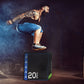 BalanceFrom Fitness 3 em 1 Caixa de espuma de 60 lb para exercícios de salto, preta (danificada)