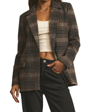 Z Supply - Blazer xadrez relaxado Kingston