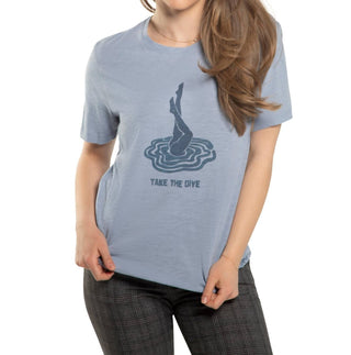 On This Day - "take the dive" Graphic Short Sleeve Knit Tee