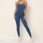 Rockstar Peach - Strappy Scoopneck Jumpsuit