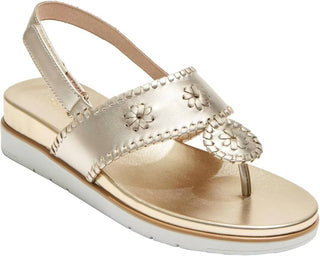 Jack Rogers - Sandália de couro Jacks Weekend feminina