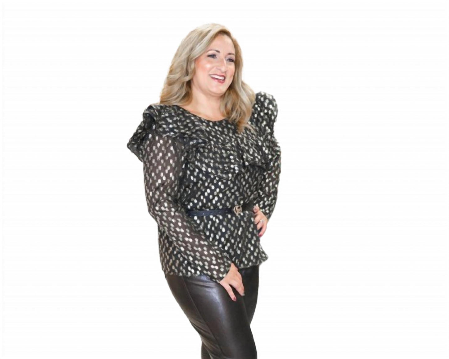 Buddylove - Blusa de manga comprida com babados Prairie