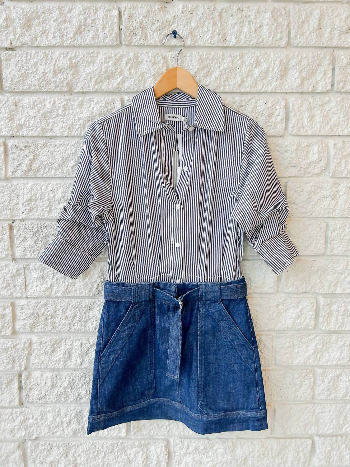 Simkhai - Harlowe Denim Mini Dress