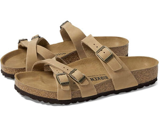 Birkenstock - SANDÁLIA FRANCA PARA MULHERES TABACO