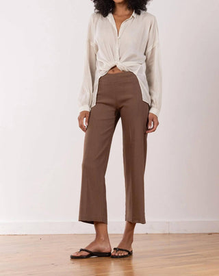 Avenue Montaigne - Alex Pull On Linen Pants