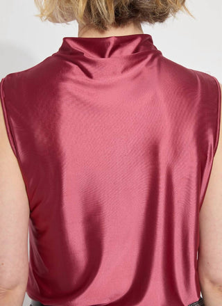 Lysse - Blusa de malha de cetim Irina