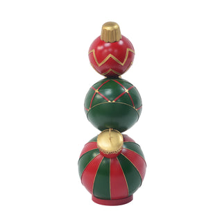 Christopher Knight Home 31" Stacked Iron Christmas Ball Decoration