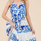 Geegee X Lovelo - Floral Eyelet Lace Tiered Maxi Sundress