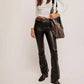 Free People - Level Up Vegan Flare Slit Pants