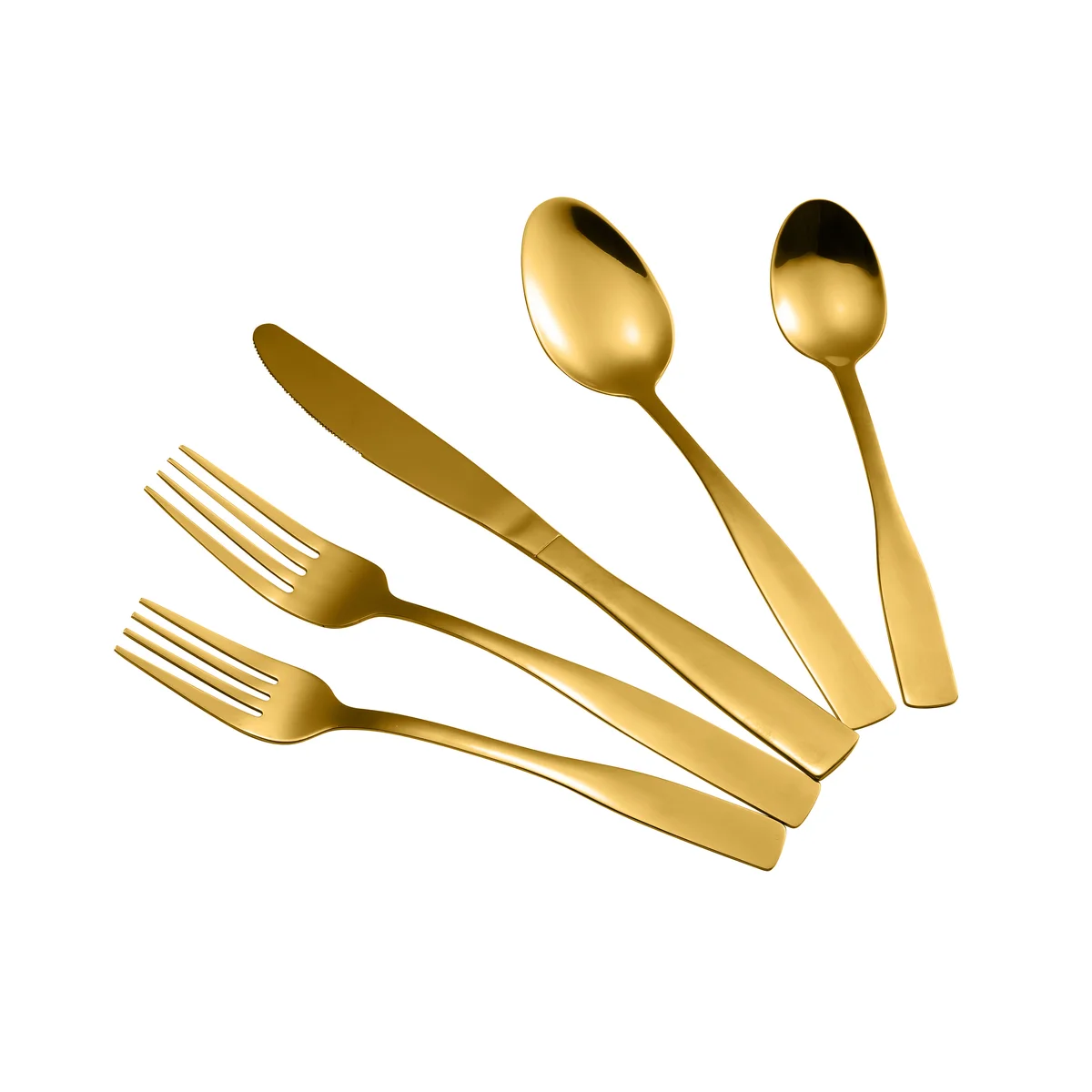 Conjunto de talheres de aço inoxidável com 40 peças para 8 pessoas 