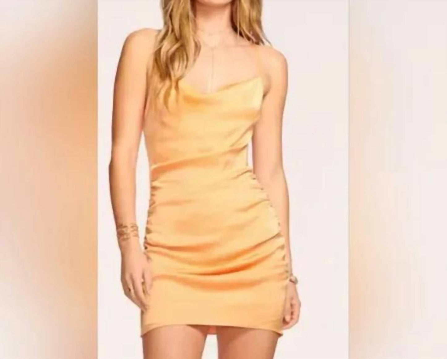 Ramy Brook - Kiki Ruched Satin Mini Dress