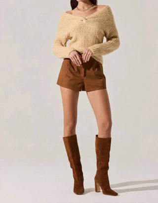 Astr - Franisbel Twist Front Sweater