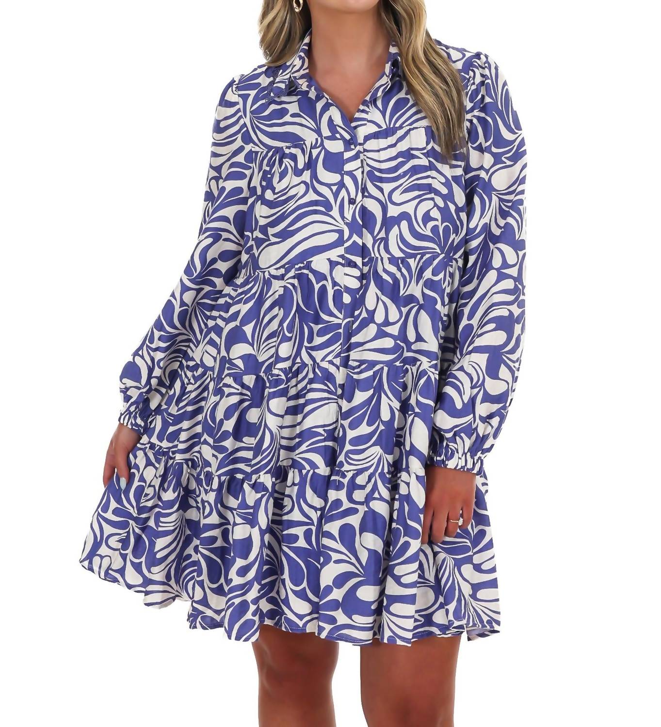 Pretty Follies - Moodboard Abstract Print Dress