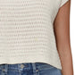 Le Jean - Crochet Muscle Tee Sweater