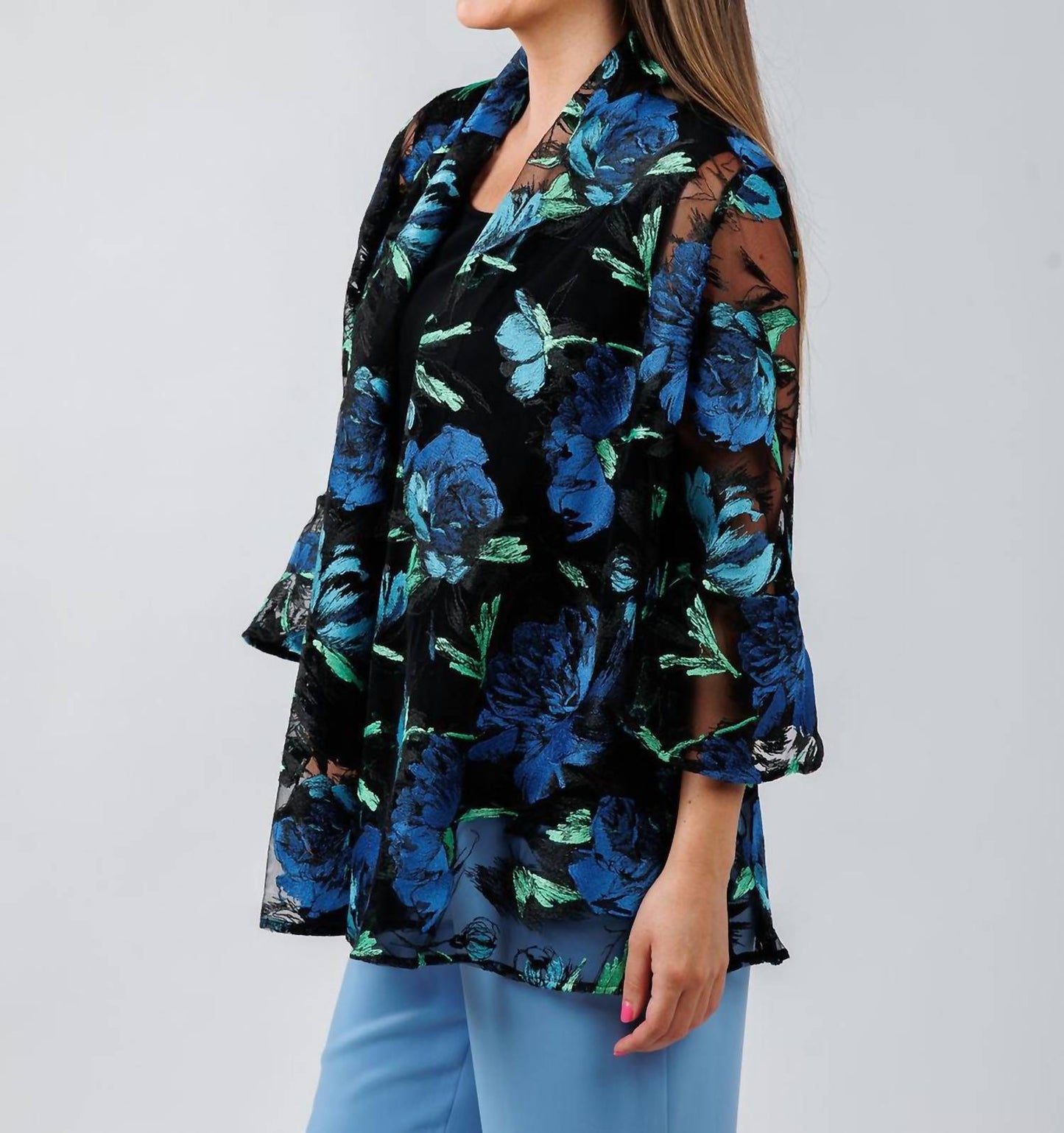 Caroline Rose - Women's Bella Embroidered Cardigan