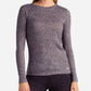 Danskin - 2-pack Long Sleeve Hacci Crew Neck Layering Top