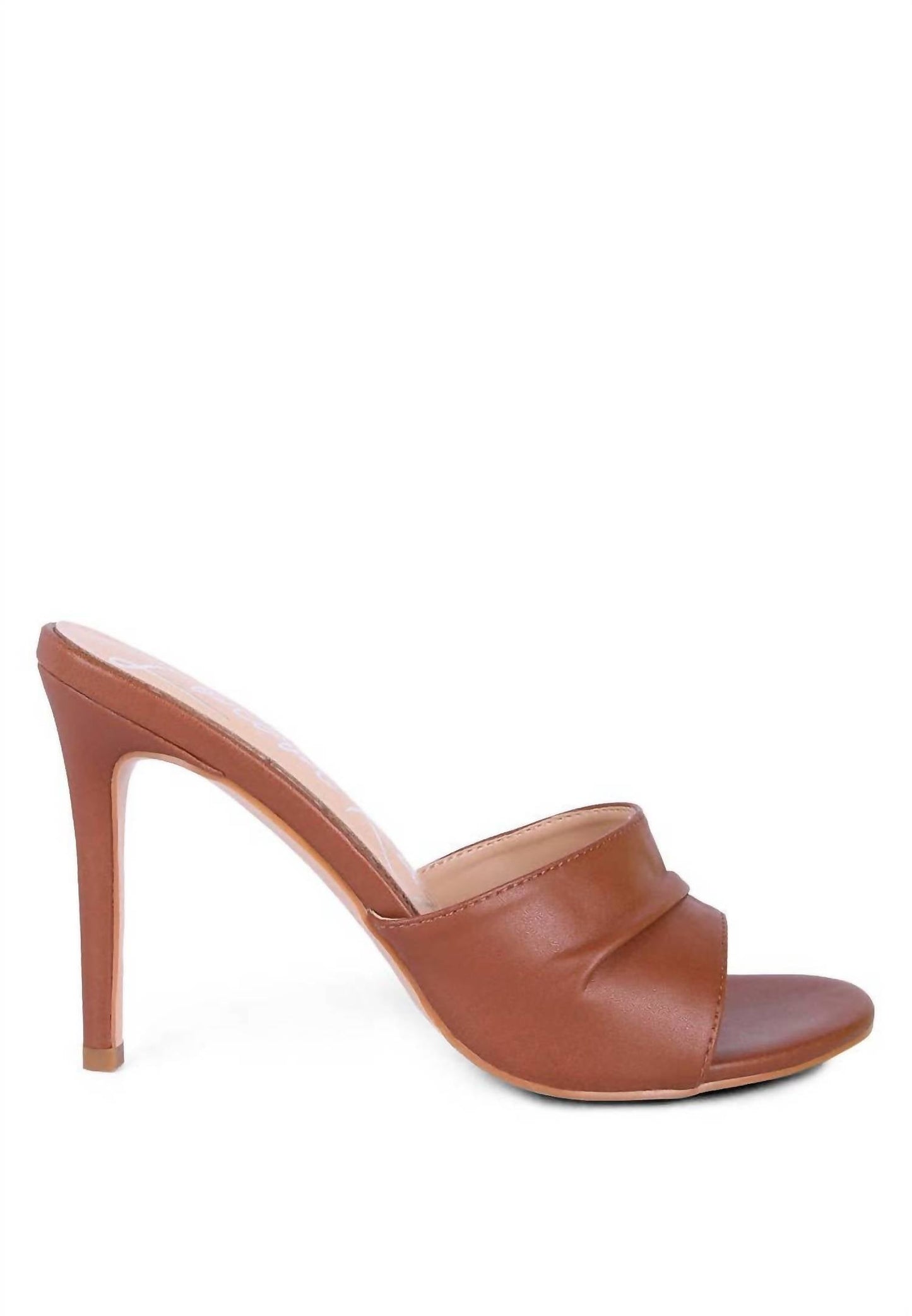 Rag Company - Women's Pleated Strap High Heal Sandal