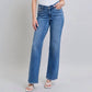 Judy Blue - Samantha Mid Rise V-front Straight Leg Jeans