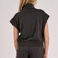 Elan - Cap Sleeve Zip Up Vest