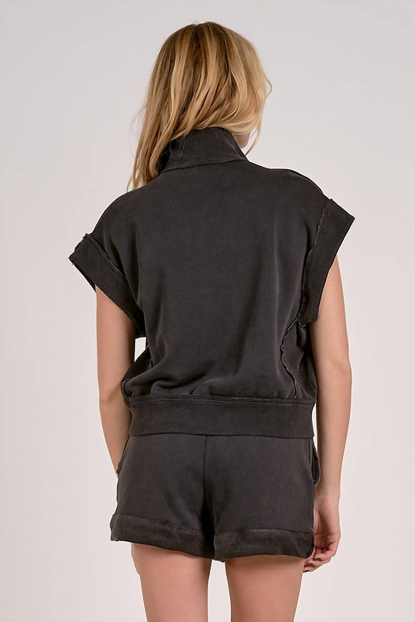 Elan - Cap Sleeve Zip Up Vest