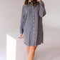 Idem Ditto - Jackie Oversized Striped Shirt Dress