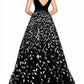 Abby Paris - Velvet floral gown