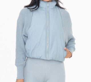 Mono B - Jaqueta híbrida acolchoada com acabamento Erika