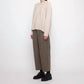 7115 By Szeki - Relaxed Rolled Seam Sweater