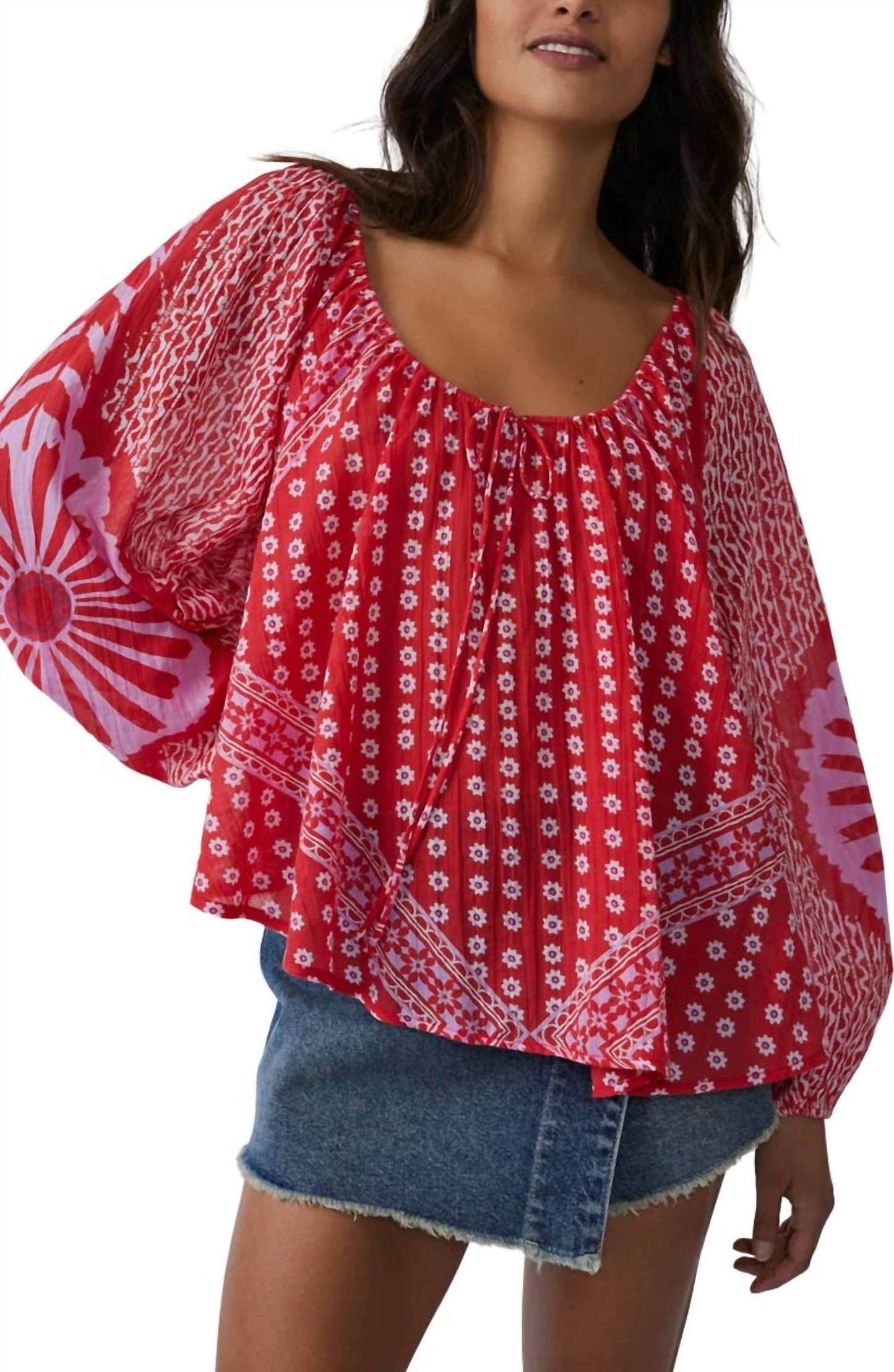 Free People - Free People Elena Blouse