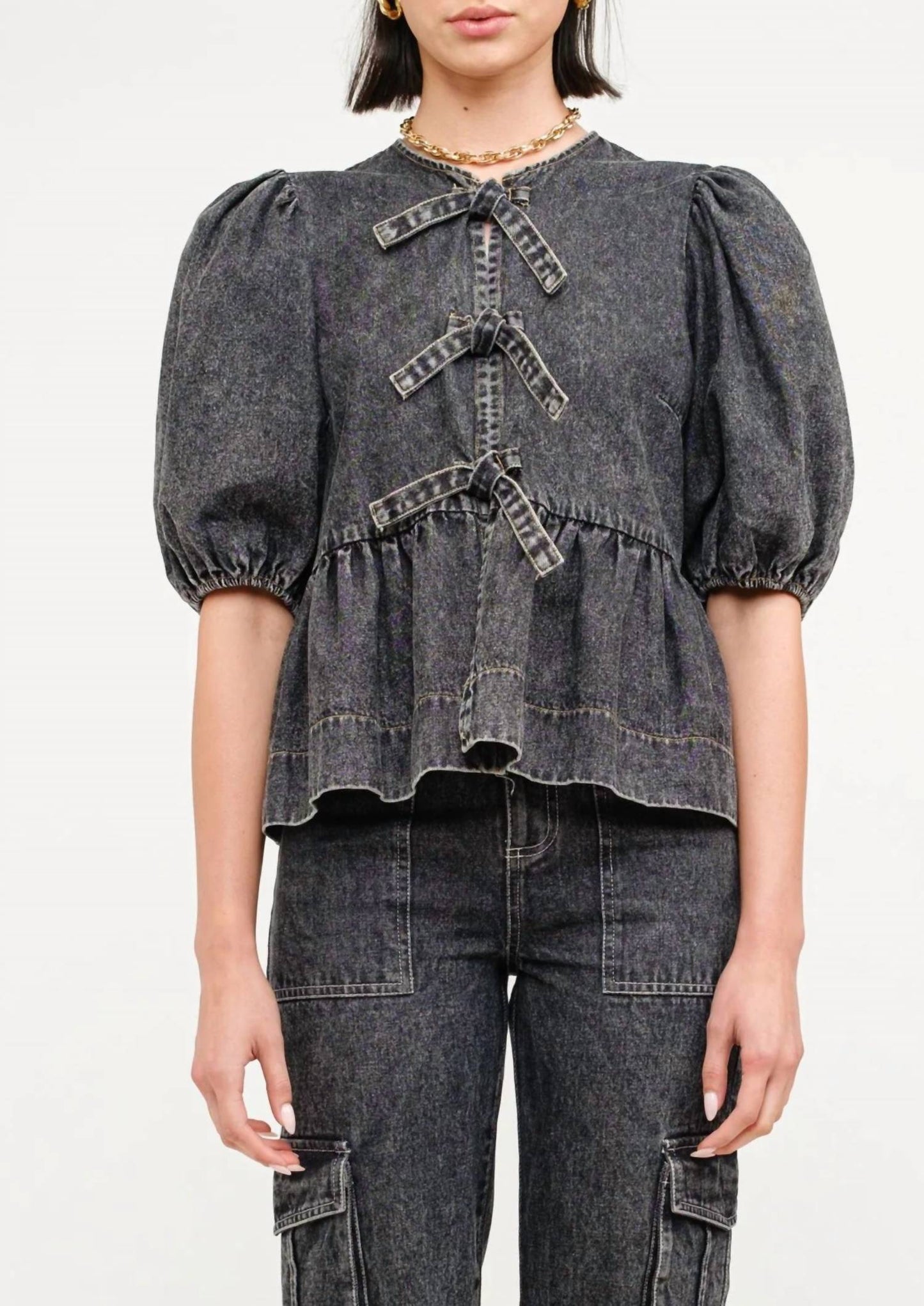 Daisy - Norah Denim Blouse