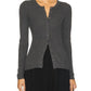 Enza Costa - Women's Sweater Rib Fitted Cardigan