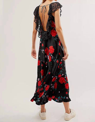 Free People - Vestido Midi Warm Hearts