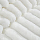 Everett 4-Piece White Micro Mink King Bedding Ensemble