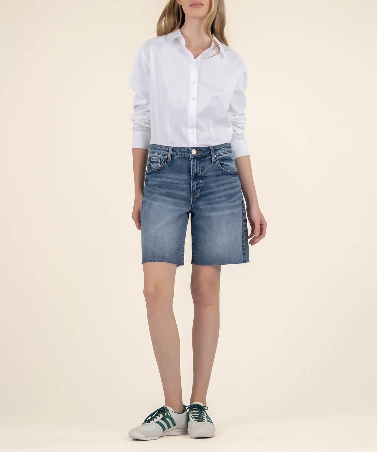 Kut From The Kloth - Hailey High Rise Bermuda Shorts