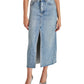 Steve Madden - Women's Avani Front-slit Denim Maxi Skirt