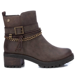 Xti - Botas femininas com zíper lateral