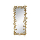 Full Length Mirror with Gold Leaf Accents
