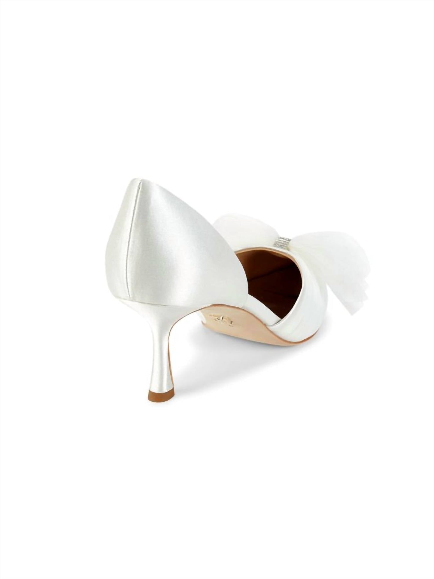Badgley Mischka - WOMEN METALLIC FESTIVE EMBELLISHED BOW PUMPS