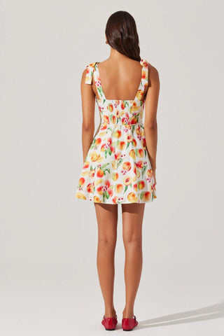 Astr - Vestido curto com alças e laço Georgia