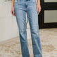 Judy Blue - Mid Rise Destroy Hem Bootcut Jeans