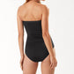 Tommy Bahama - pearl shirred bandeau swimsuit