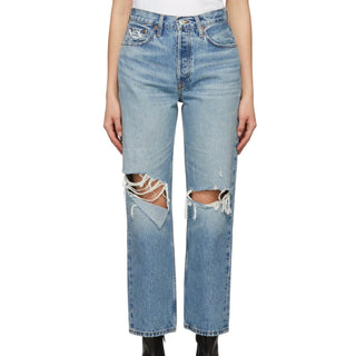 Re/Done - CALÇA JEANS CURTA E DESFIADA DOS ANOS 90