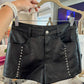 Cloud Ten - Leather Stud Short