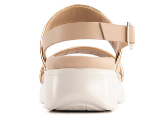 Andrea - Sandália feminina com fivela tipo slingback