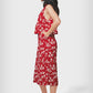 Macacão Leota Skyler Cropped Feminino em Cereja Casanova Vermelho