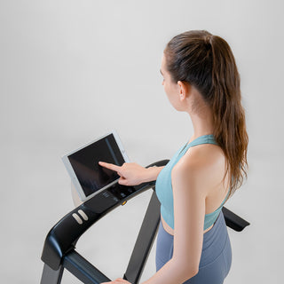 Esteira dobrável portátil e silenciosa OVICX com Bluetooth e aplicativo de monitoramento de condicionamento físico