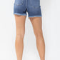 Judy Blue - Frayed Side Seams Shorts
