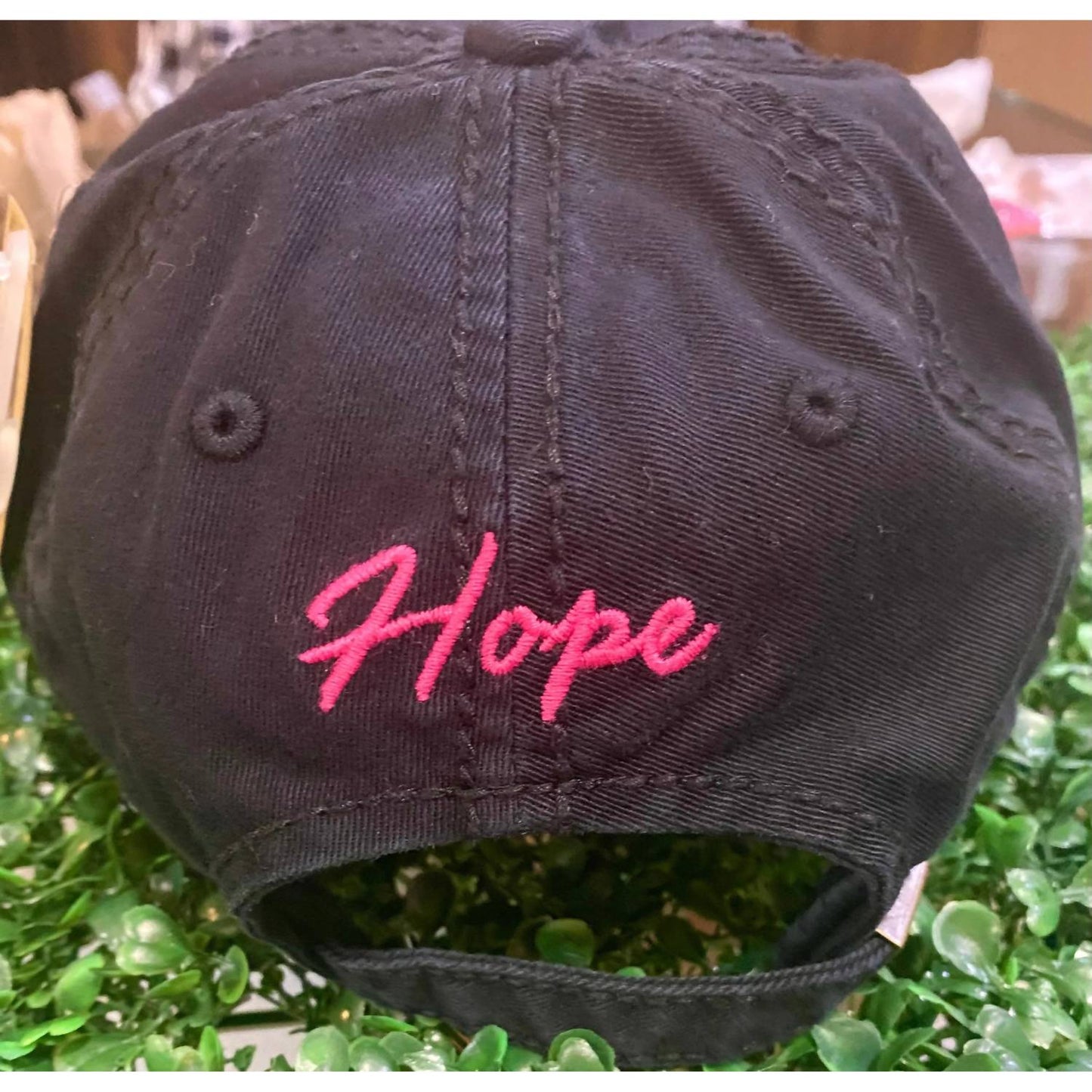 Kbethos - Women's Distressed Ribbon Hope Baseball Cap
