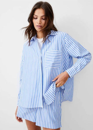 French Connection - Camisa Curta Listrada