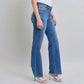 Judy Blue - Samantha Mid Rise V-front Straight Leg Jeans